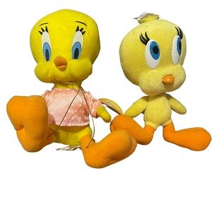 2 Tweety Bird Plushies